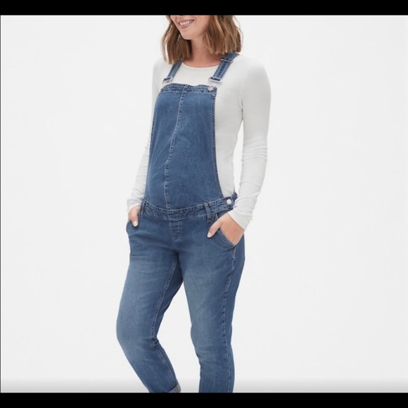 Gap Denim Maternity overalls Medium - Picture 1 of 5